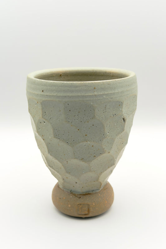 Yachimun Tumbler – Honeycomb Carved by Masahito Date (003-JN)