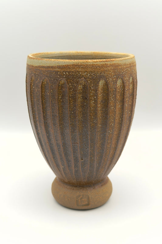 Yachimun Tumbler – Vertical Carved (Shinogi) by Masahito Date (009-JN)