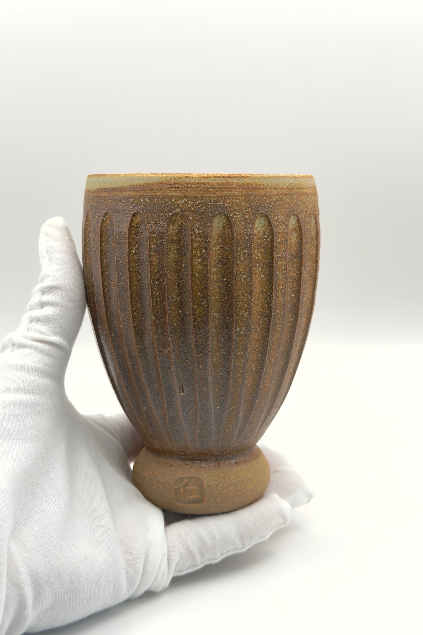 Yachimun Tumbler – Vertical Carved (Shinogi) by Masahito Date (009-JN)