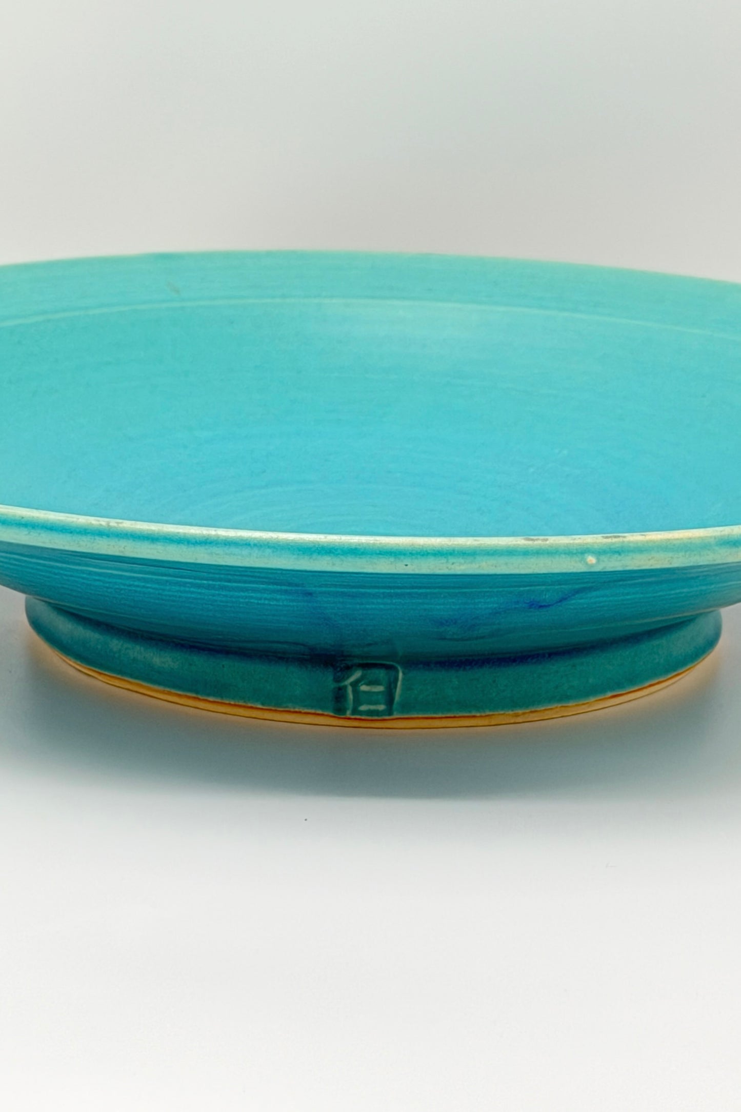 Yachimun 8-Sun Plate – Turquoise Ocean Glaze by Masahito Date (027-JN)