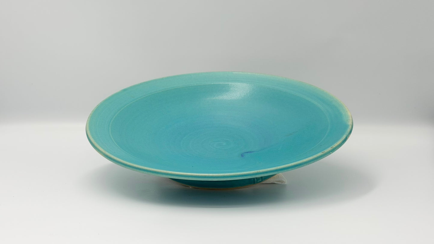 Yachimun 8-Sun Plate – Turquoise Ocean Glaze by Masahito Date (027-JN)