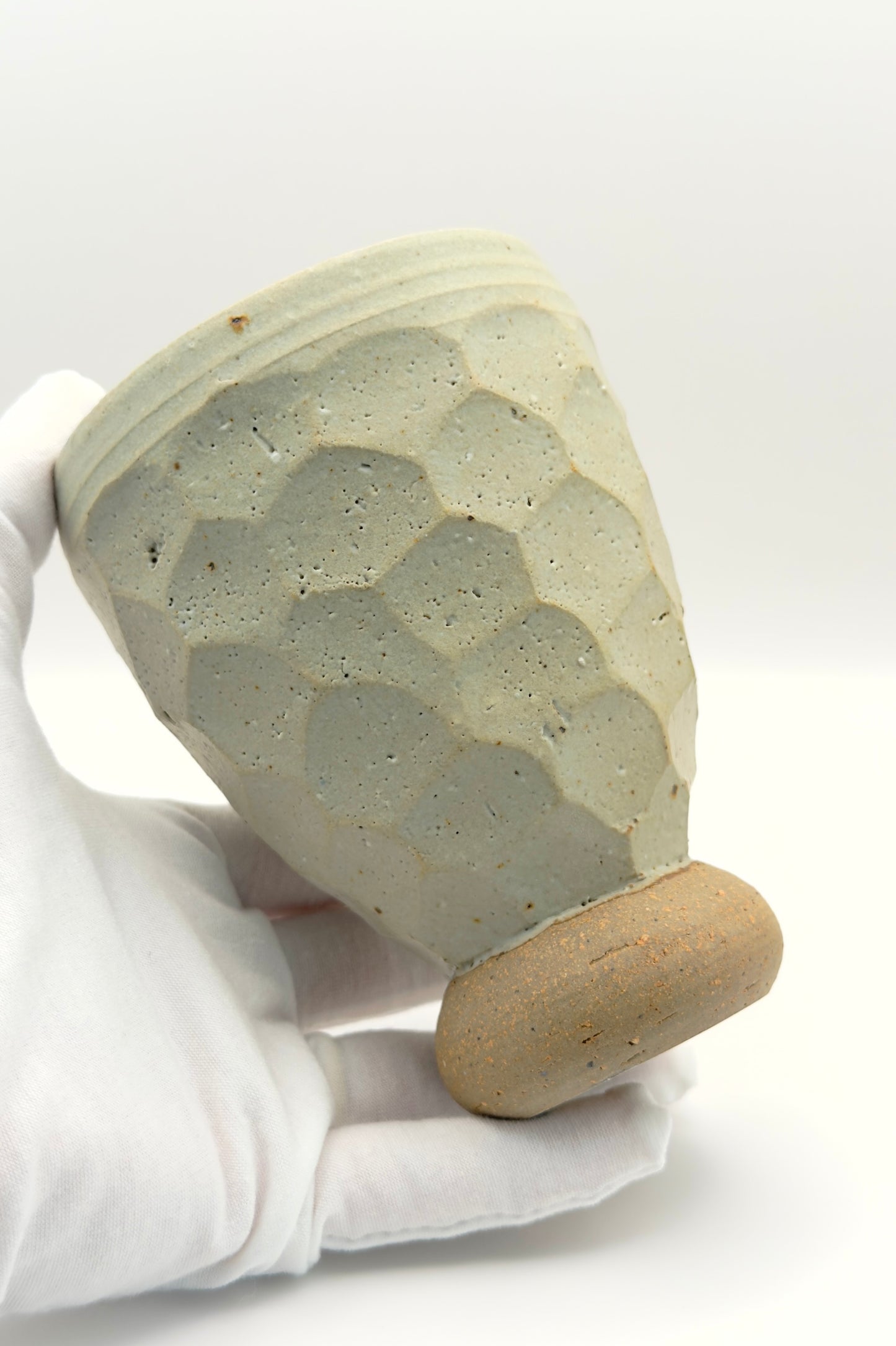 Yachimun Tumbler – Honeycomb Carved by Masahito Date (003-JN)