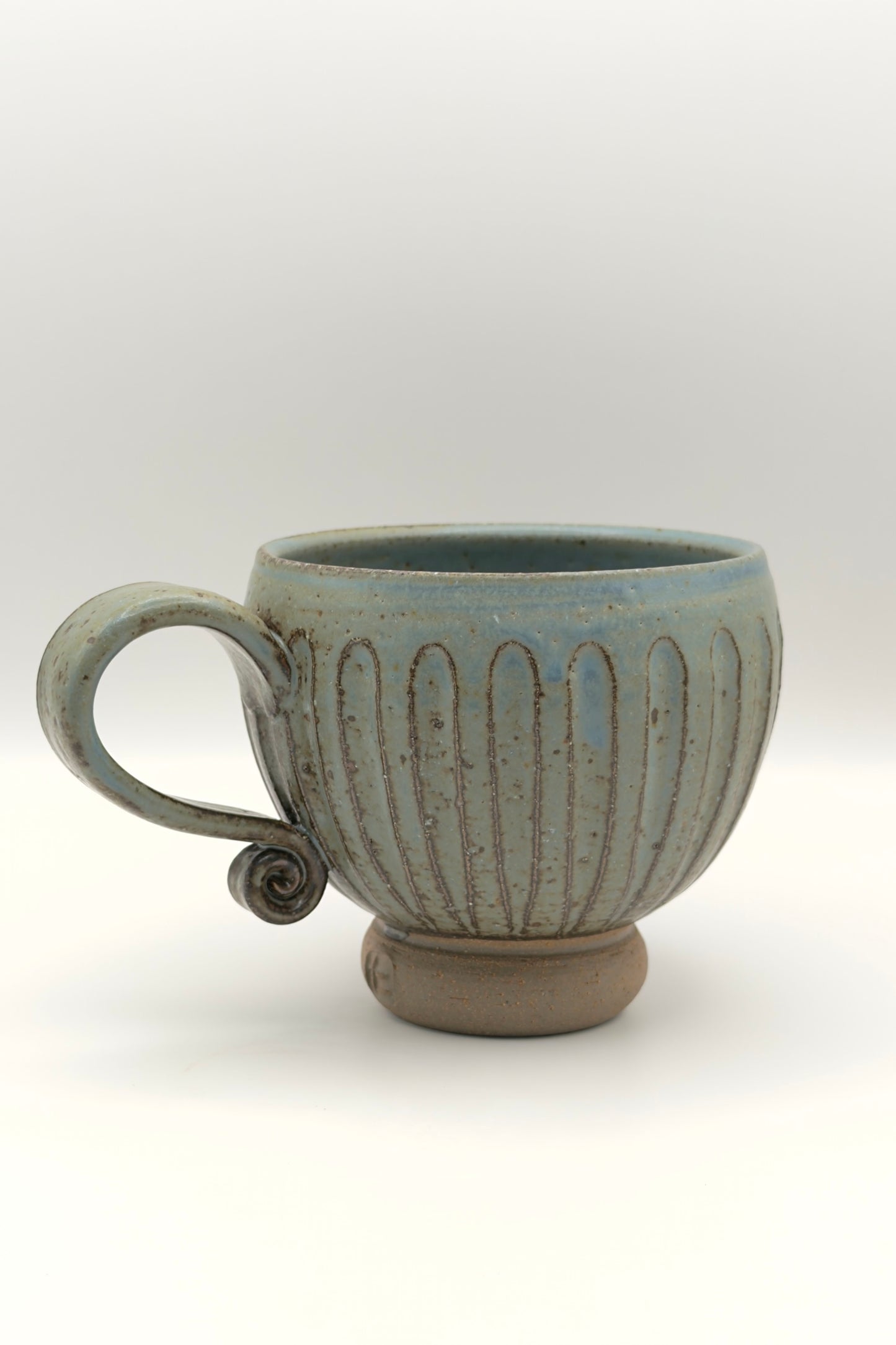Yachimun Mug – Hand-Carved Lines by Masahito Date (004-JN)