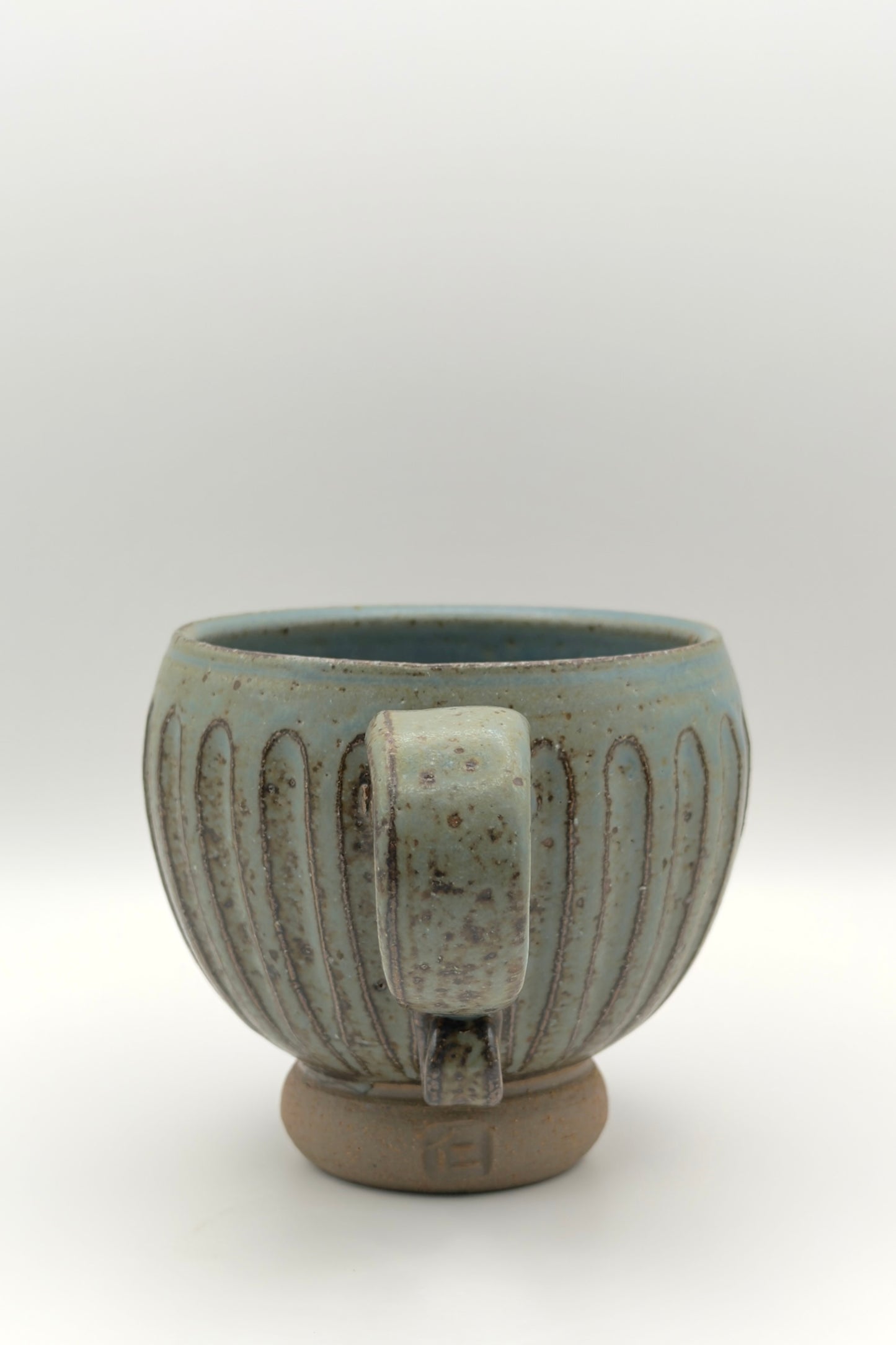 Yachimun Mug – Hand-Carved Lines by Masahito Date (004-JN)